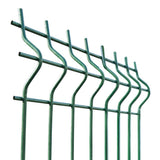 Panneau de clôture soudé 3D ZnPVC 2500x1730x4mm vert
