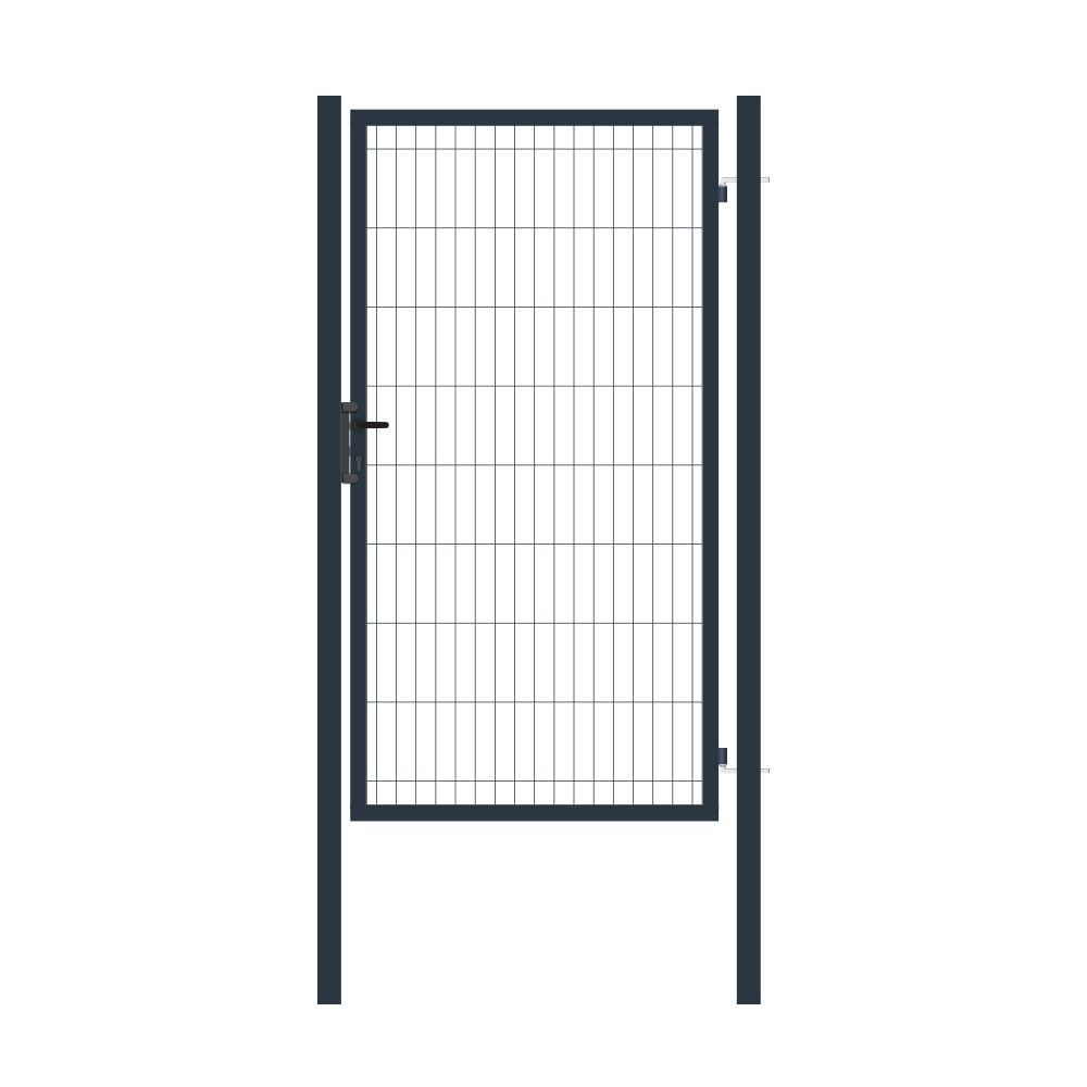 Bránka 1kr. SQUARE ZnPVC 1000x1800mm, antracit