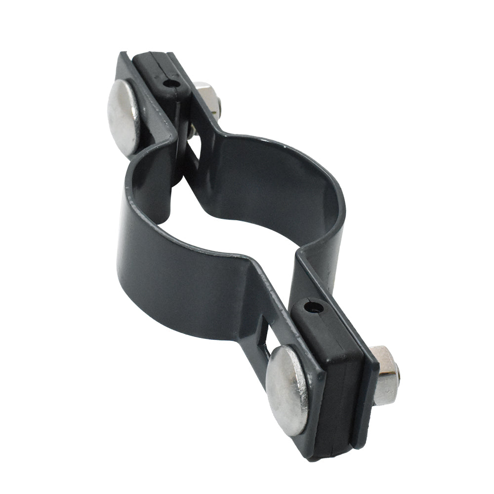 Collier de serrage continu pour poteau ZnPVC D60mm anthracite