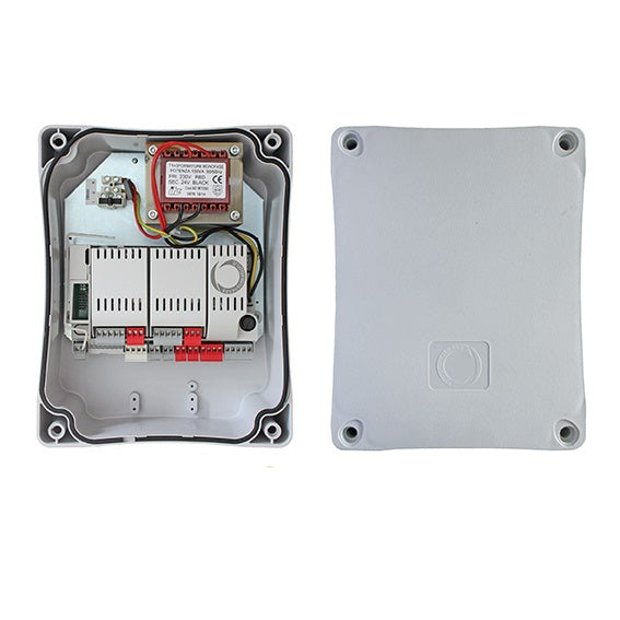 Electronics cabinet for double-leaf gate 24V