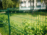 Welded panel fence ZnPVC 2500x1730x4mm green