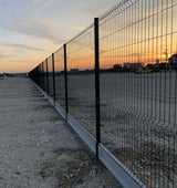 Welded panel fence ZnPVC 2500x2030x4mm green