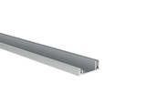 Click - lock Aluminium-Zaunadapter - Abdeckleiste für Füllungen - 6000 mm, Natural, Oberfläche - 2. Wahl