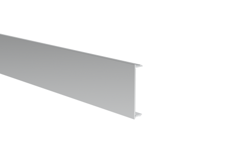 Click-Lock Cover Strip for Fence Profile 70x70 and U-Adapter of Fence and Facade System, 41 x 9 - 2.0 m - Natural