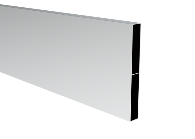 Aluminium-Zaunfüllung 20 x 160 x 1,3 - 6,0 m - Natur, Oberfläche - 2. Klasse