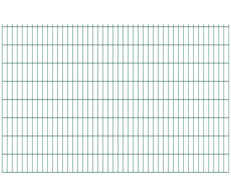 Spawany panel ogrodzeniowy N2D 2500x1630mm D5/4/5mm zielony