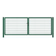 Brána 2kr. 2D BOX ZnPVC 4000x1500mm RAL6005 zelená