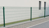Welded panel fence ZnPVC 2500x1230x4mm green