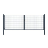 Brána 2kr. SQUARE ZnPVC 4000x1500mm, antracit