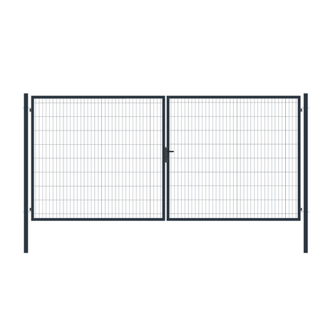 Brána 2kr. SQUARE ZnPVC 4000x1800mm, antracit