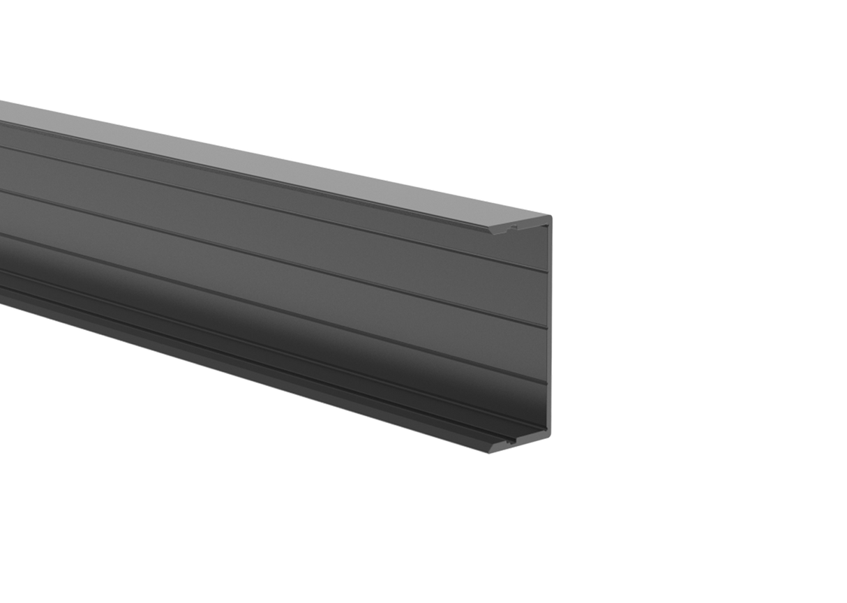 Aluminum U-adapter 50x20-1850mm R7016