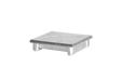 Aluminum cap post 100x100 flat - natural