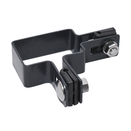 Halteclip (in Ecke) für Pfosten ZnPVC RAL 7016 Ant