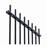 Welded fence panel N2D 2500x830mm D5/4/5mm anthracite