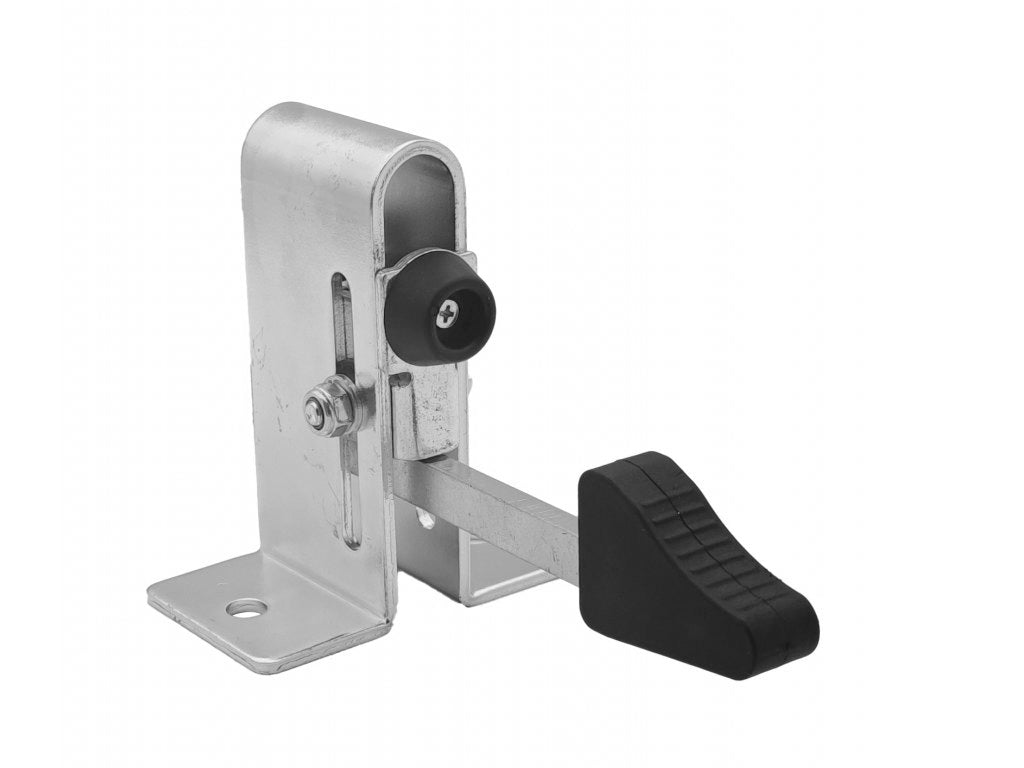 Stopper for gate, adjustable, with blocking, Zn