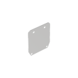 Cache de profil INOX, profil 90x99mm