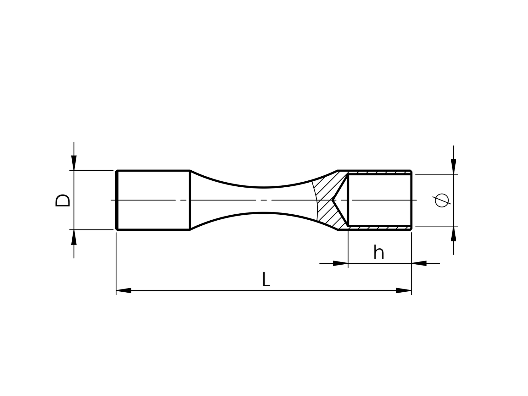Crossbar connector, adjustable