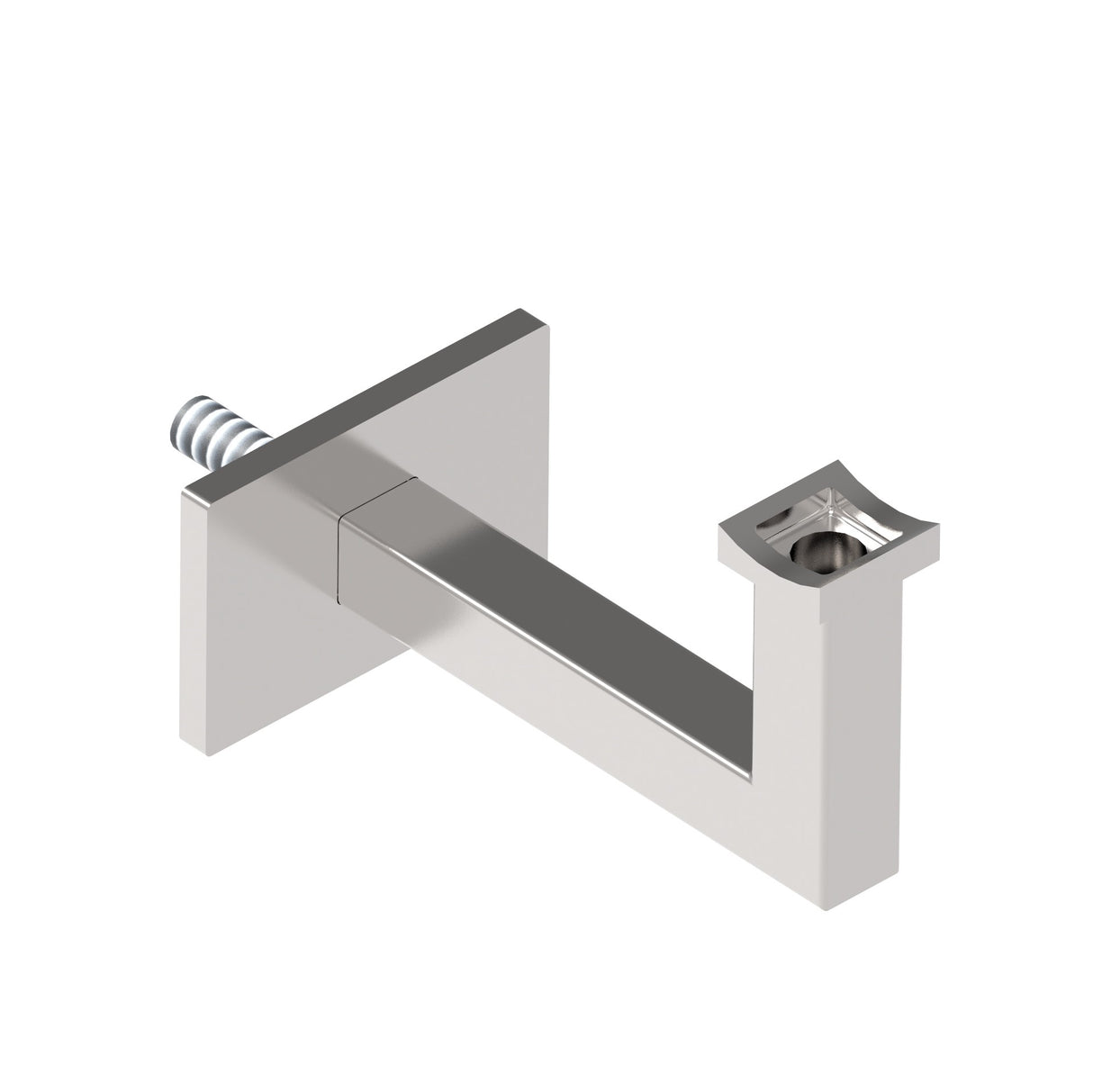 Wall-mounted handrail bracket - flange