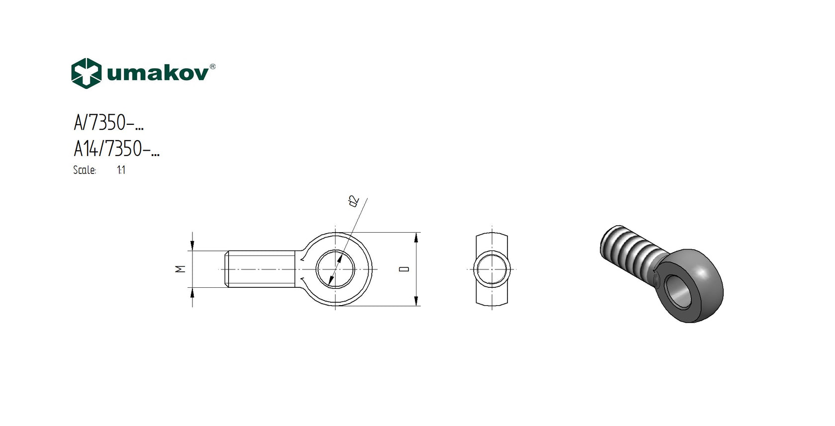Inox cable clamp - anchor