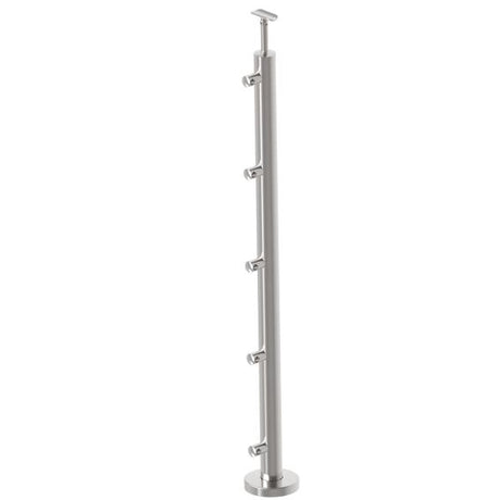 Stainless steel Baluster post AISI316, D42,4/5xd12