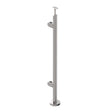 Stainless steel pole, VK-straight AISI316, D42,4/2