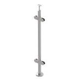 Baluster post inox AISI304, D42,4x2/4xmodel22/H110