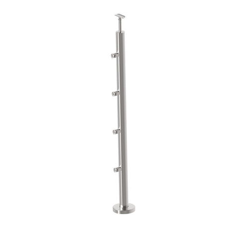 Stainless steel pole, VK-staircase