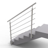 Railing AISI304, BR STAIRS AISI304, D42,4/5xd12/H1