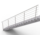 Railing AISI304, BR STAIRS AISI304, D42,4/5xd12/H1