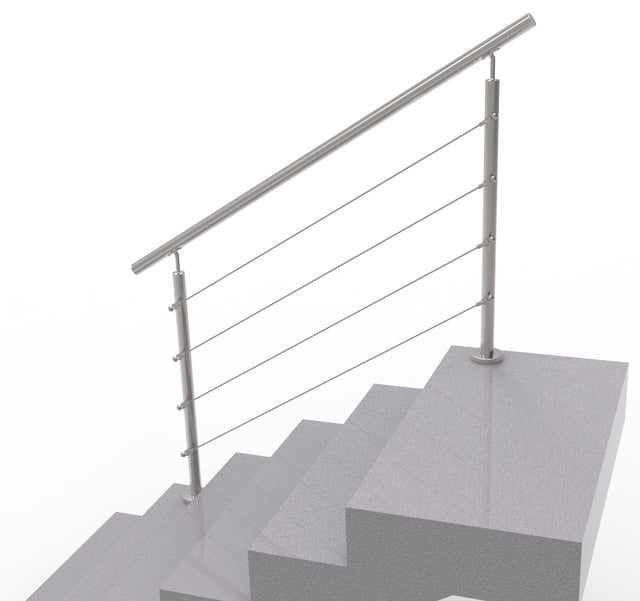 Cable railing AISI304, VR STAIRS AISI304, D42,4/4x