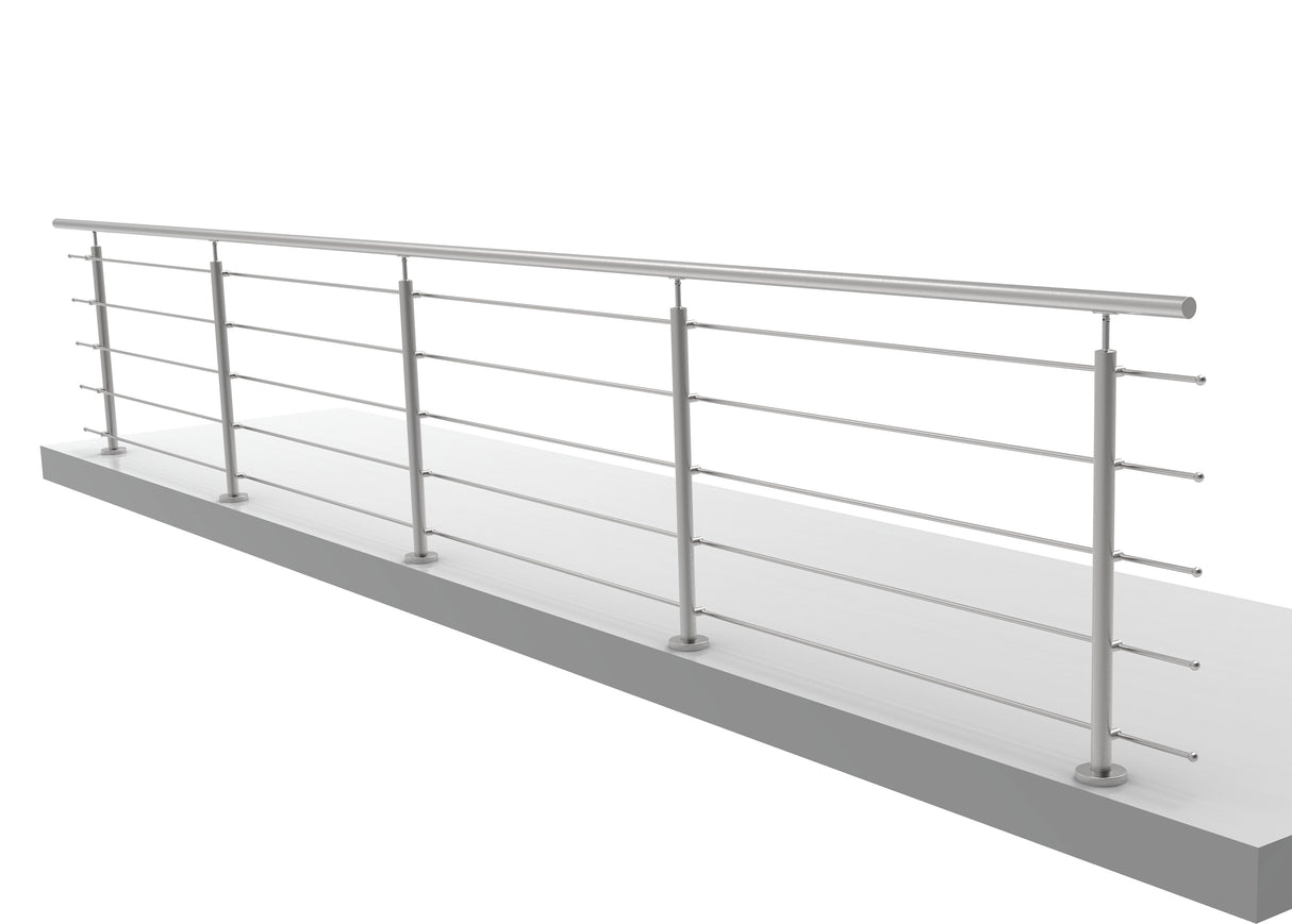 Stainless railing, AISI304, 6000x1000mm