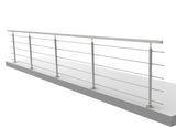 Stainless railing, AISI304, 6000x1000mm