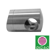 Crossbar holder - connector AISI316, d12/D42,4mm