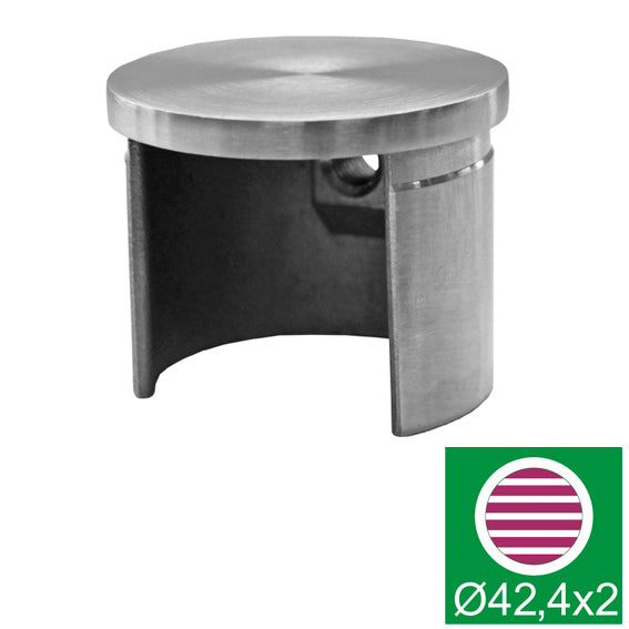 Handrail bracket - Glass clamp - end cap