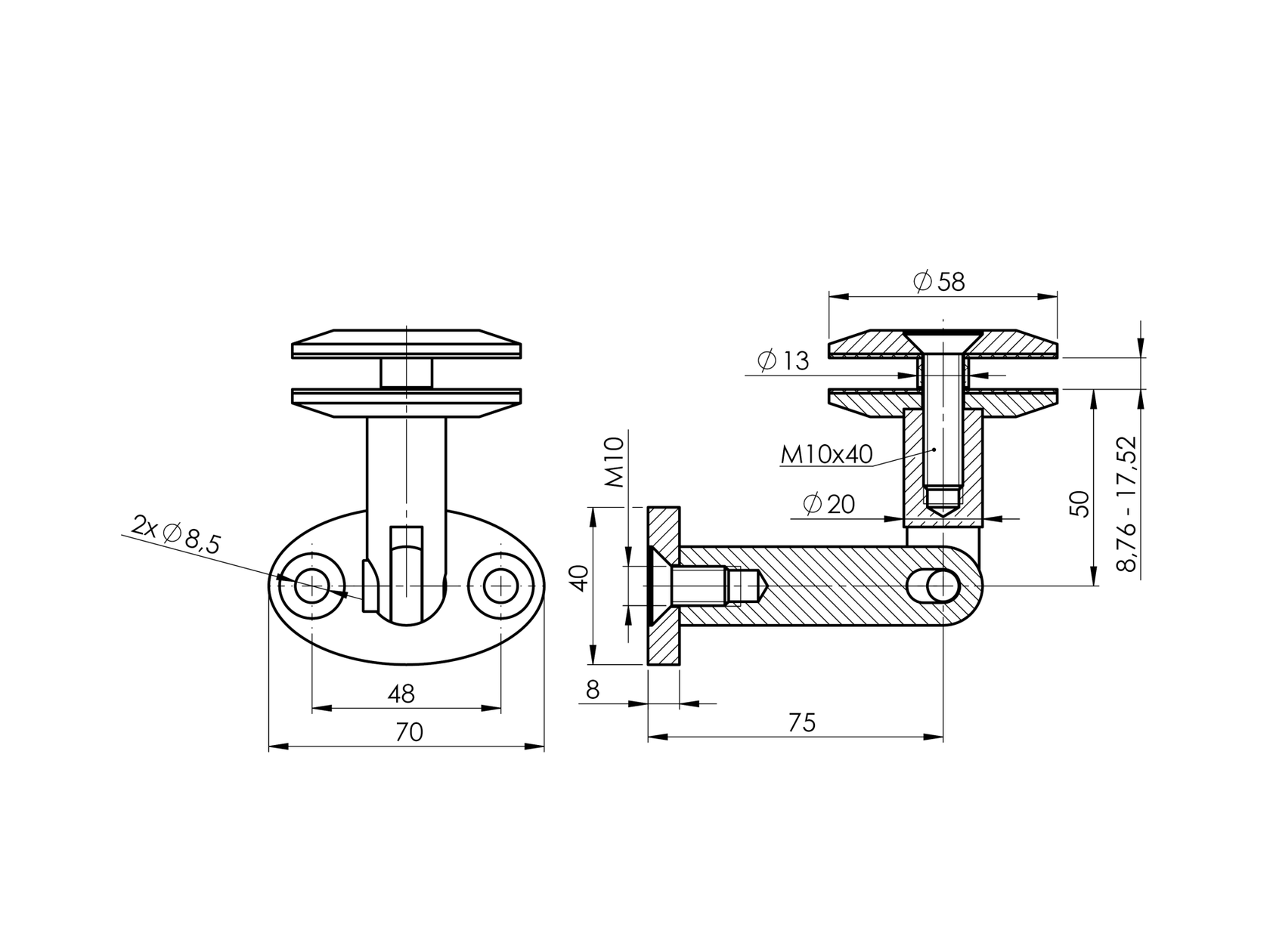 Canopy - bottom anchoring