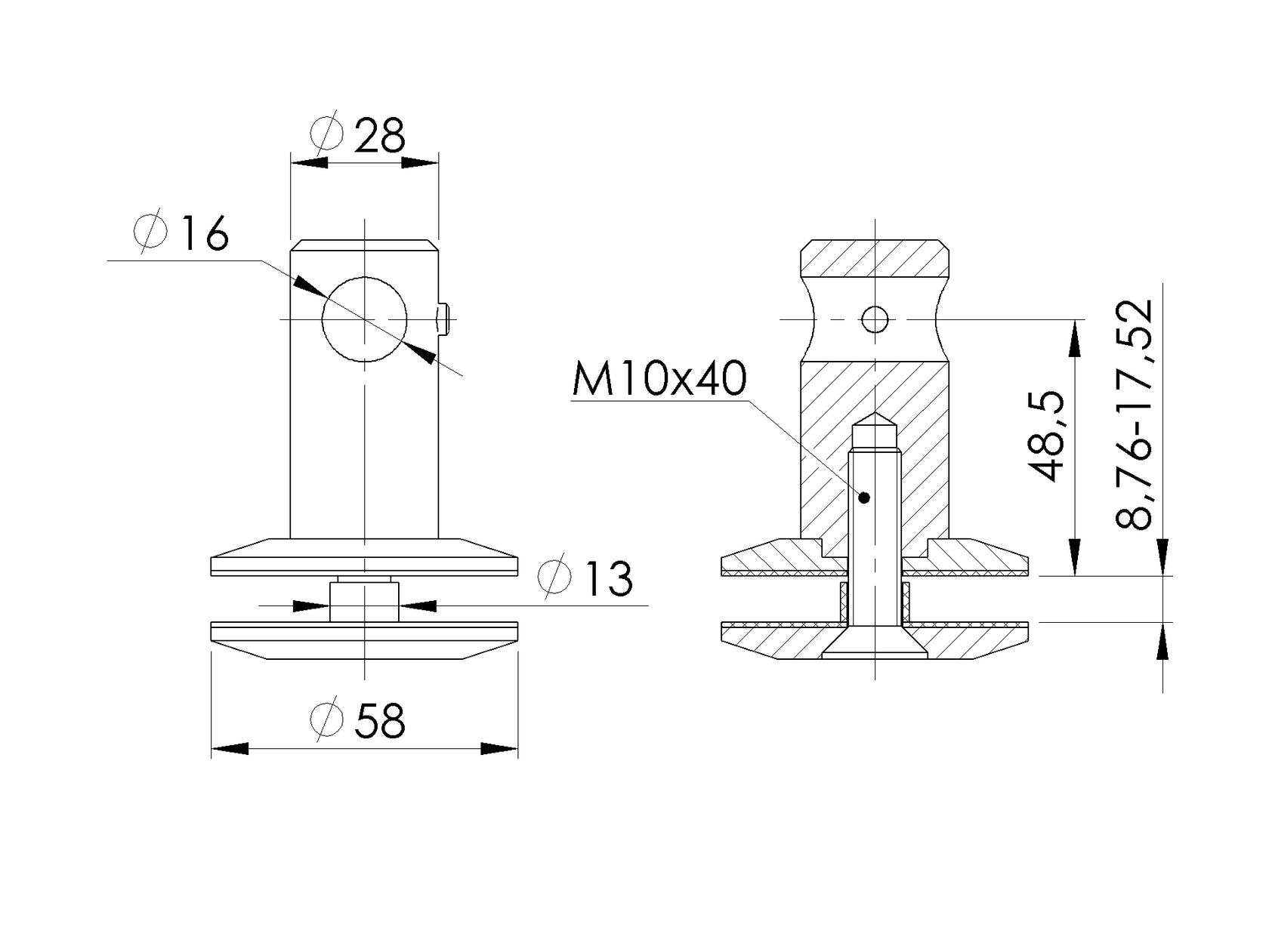 Canopy - top anchoring