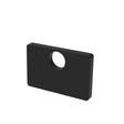 Rubber inlay for glass clamp