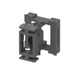 Connettore click-lock per sistema di facciata con lamelle, 45 x 25 - 20 - Antracite RAL 7016, 50pz
