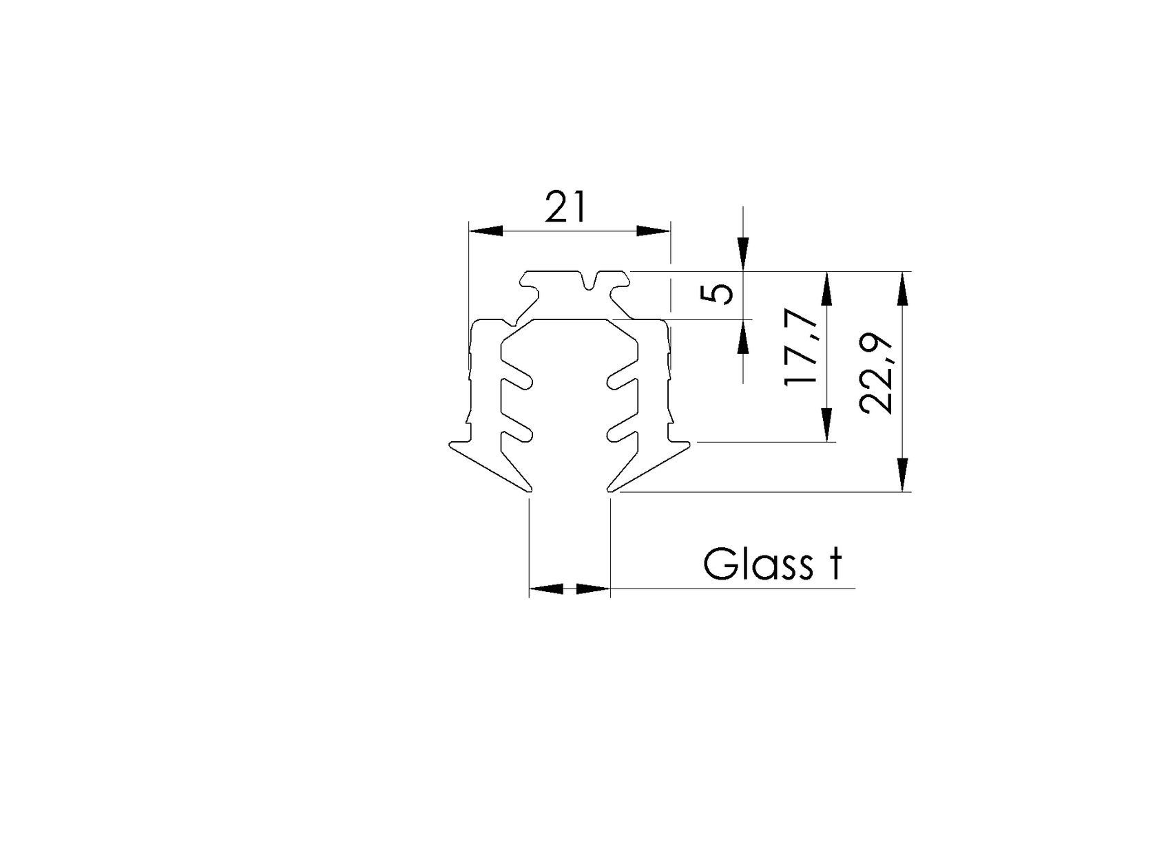 Rubber profile