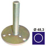 Upper anchoring - wooden pole