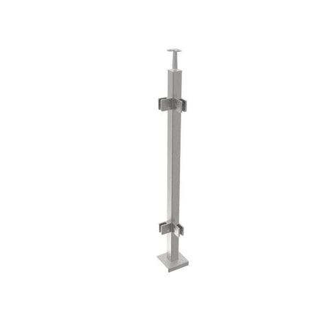 Stainless steel pole, upper anchoring, straight AI