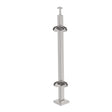 Stainless steel pole, upper anchoring, straight AI
