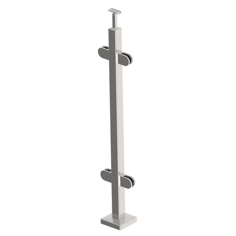 Inox pole, VK-straight AISI304, 40x40x2/4xmodel22/