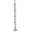 Inox pole, VK-stairs AISI304, 40x40x2/5xd12/H1000m