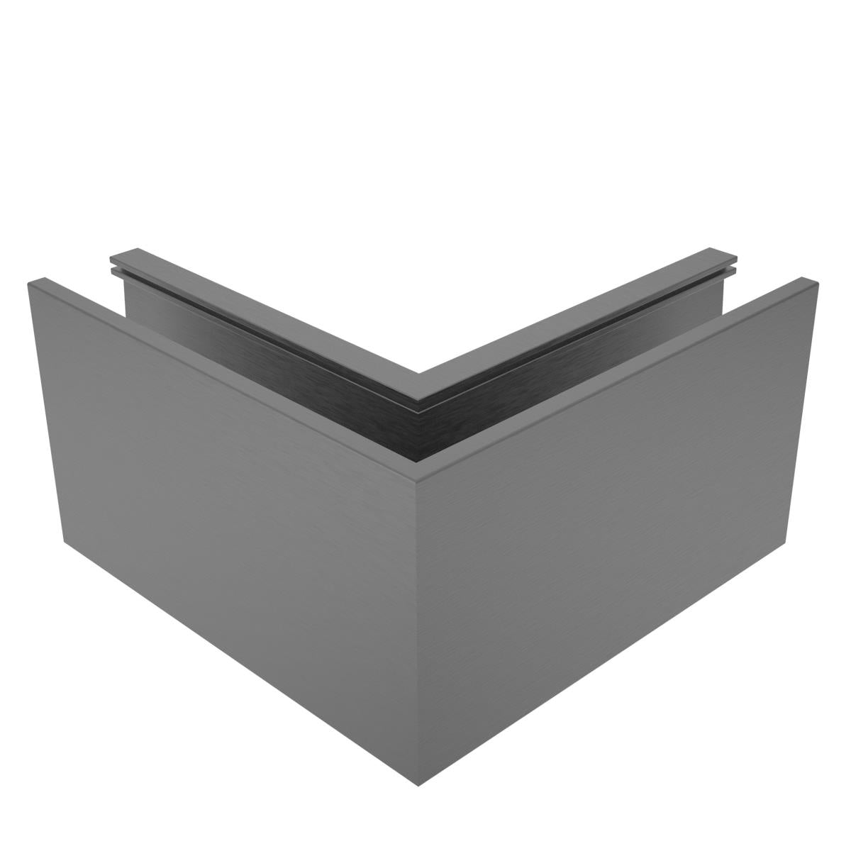 AL. profile, top mount  90° IN corner AL/ELOX/Sati