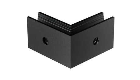 AL profile, side mounting, 90°conector
