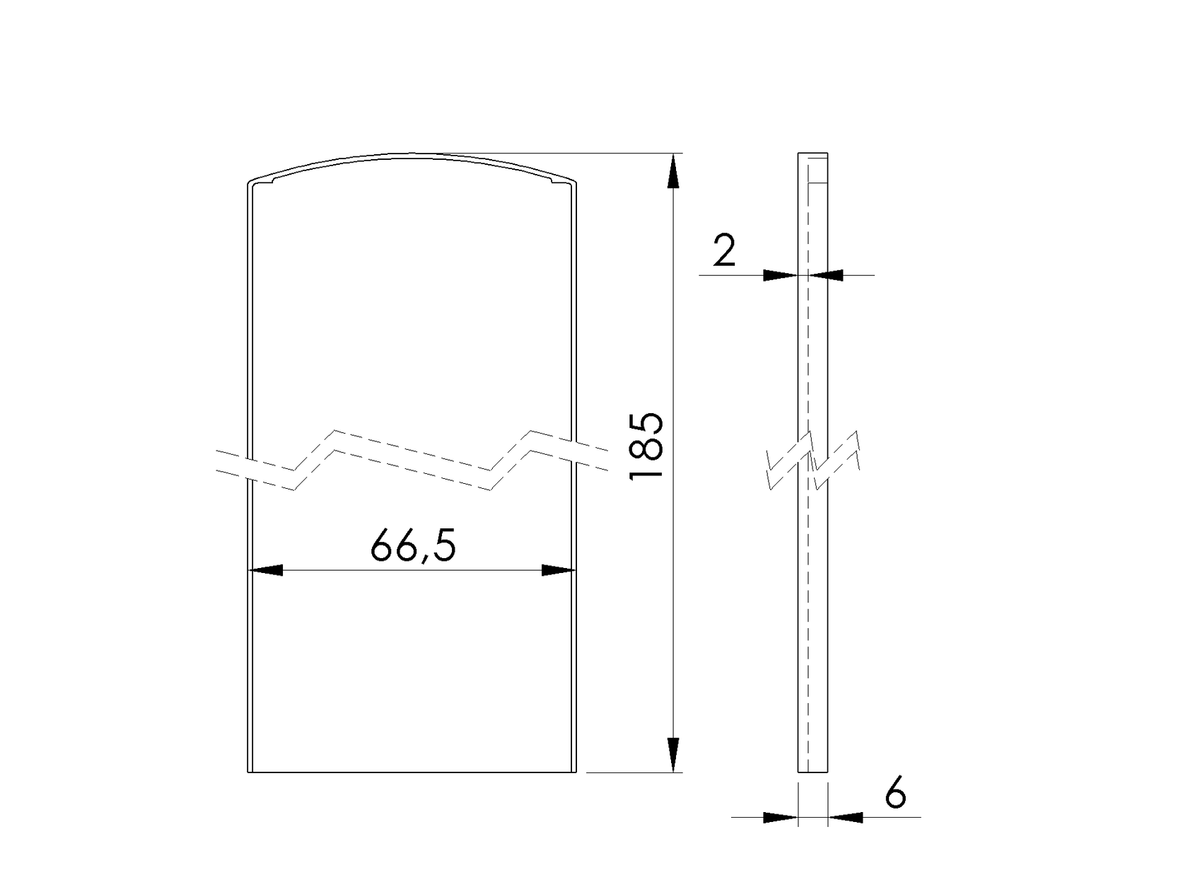 End cap for profile AL/0004-UnoXL-S-E for stairs