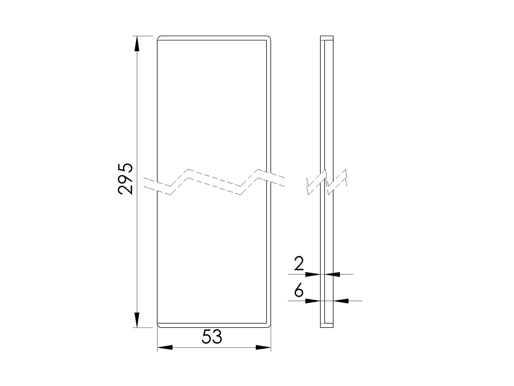End cap for profile AL/0011-N-E for stairs