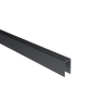 Profil szklany U AL 20x40x2 mm do szkła o grubości 10–12 mm, czarny, anodowany
