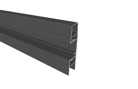 Aluminum profile for fillings with LED lighting